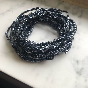 Black bracelets
